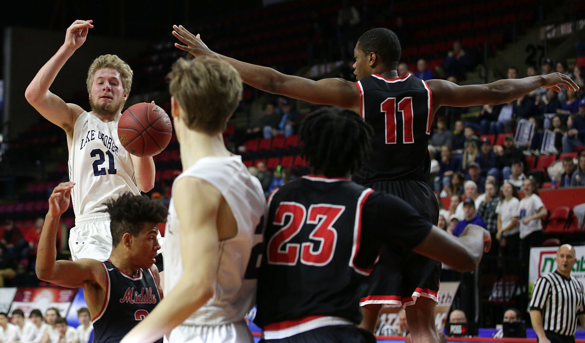 Boys basketball: Lake George vs. Middle Early College